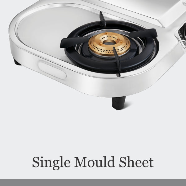 Preethi Vesta SSGS-004 Stainless Steel Gas Stove, 2 Burner
