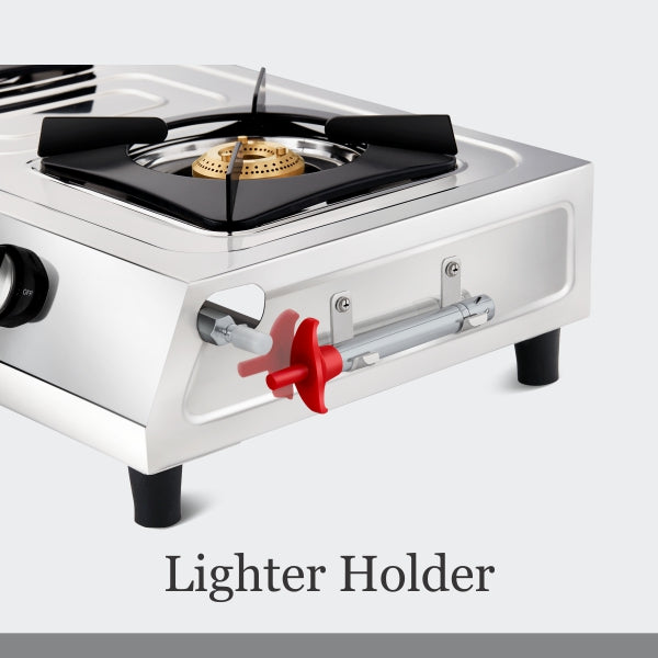 Preethi Vesta SSGS-004 Stainless Steel Gas Stove, 2 Burner
