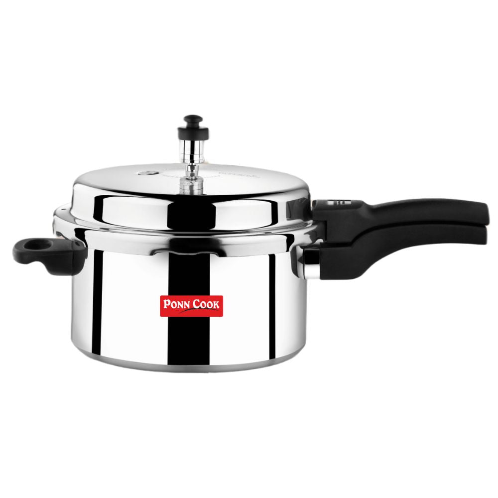 Ponn Cook Pro Aluminium Non-Induction Base Outer Lid Pressure Cooker