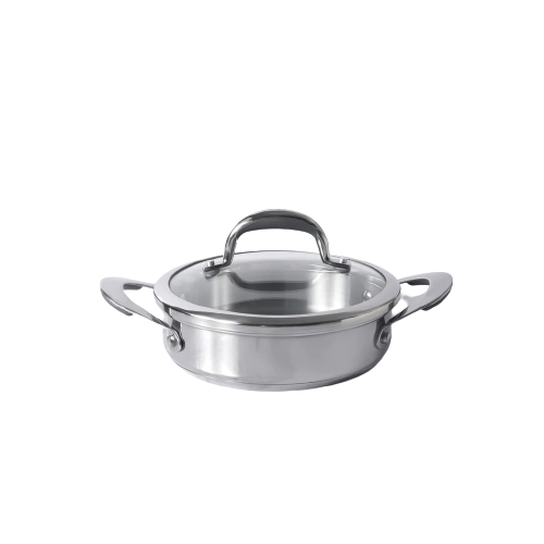 Meyer Select Stainless Steel Sauteuse with Glass Lid