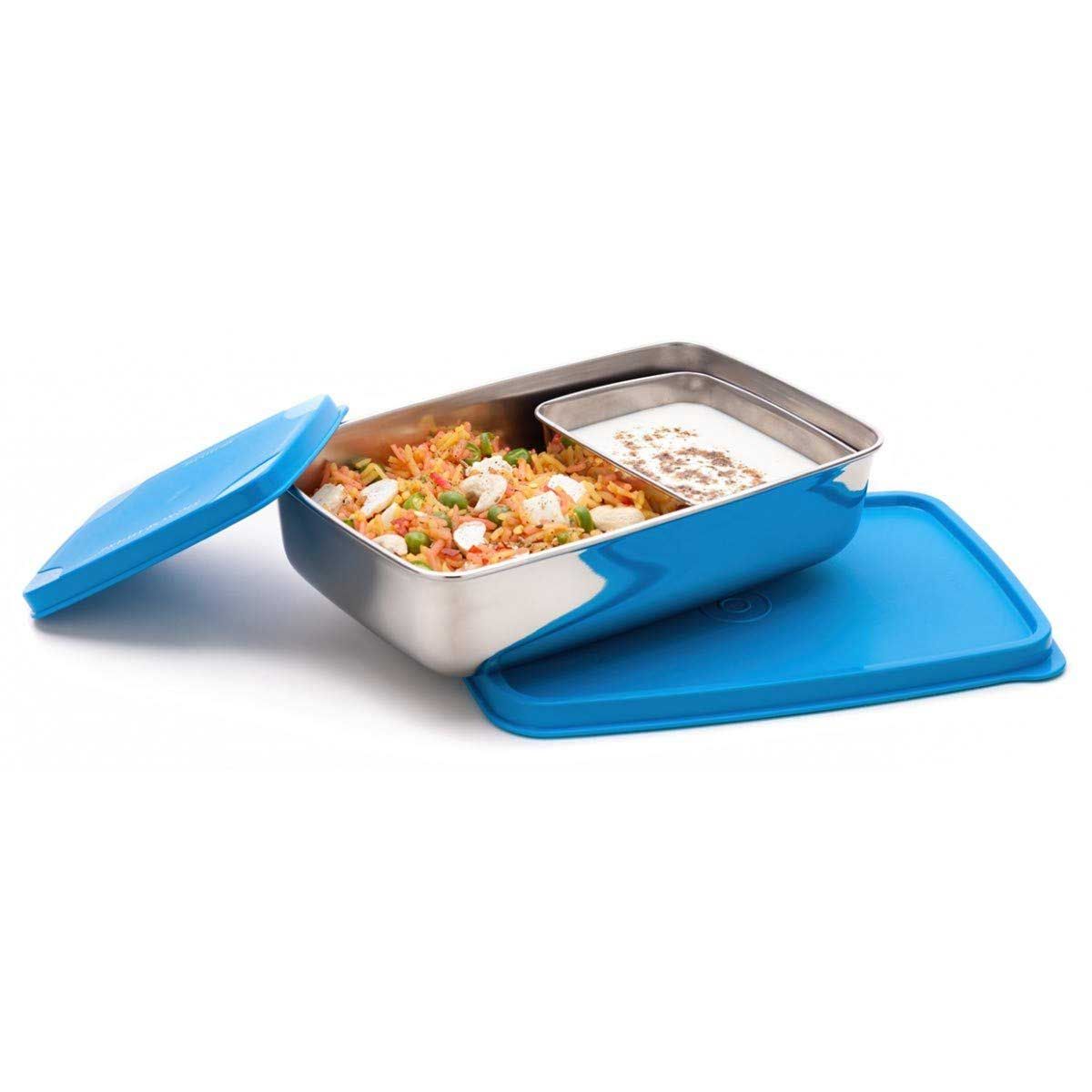 Signoraware Compact Steel Stainless Steel Lunch Box