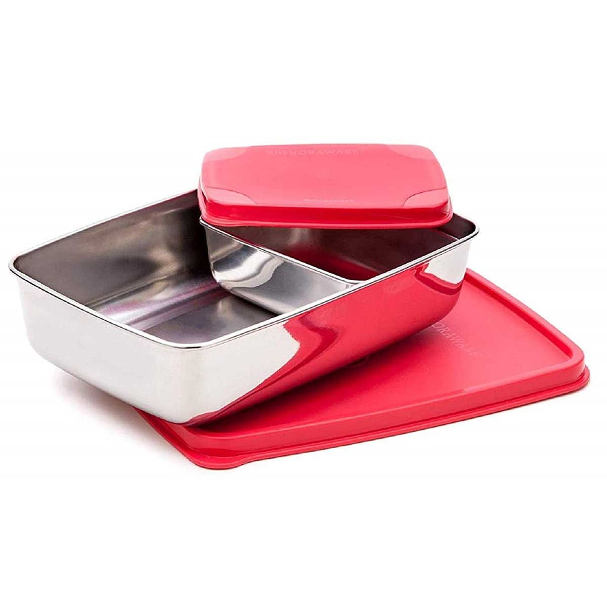 Signoraware Compact Steel Stainless Steel Lunch Box