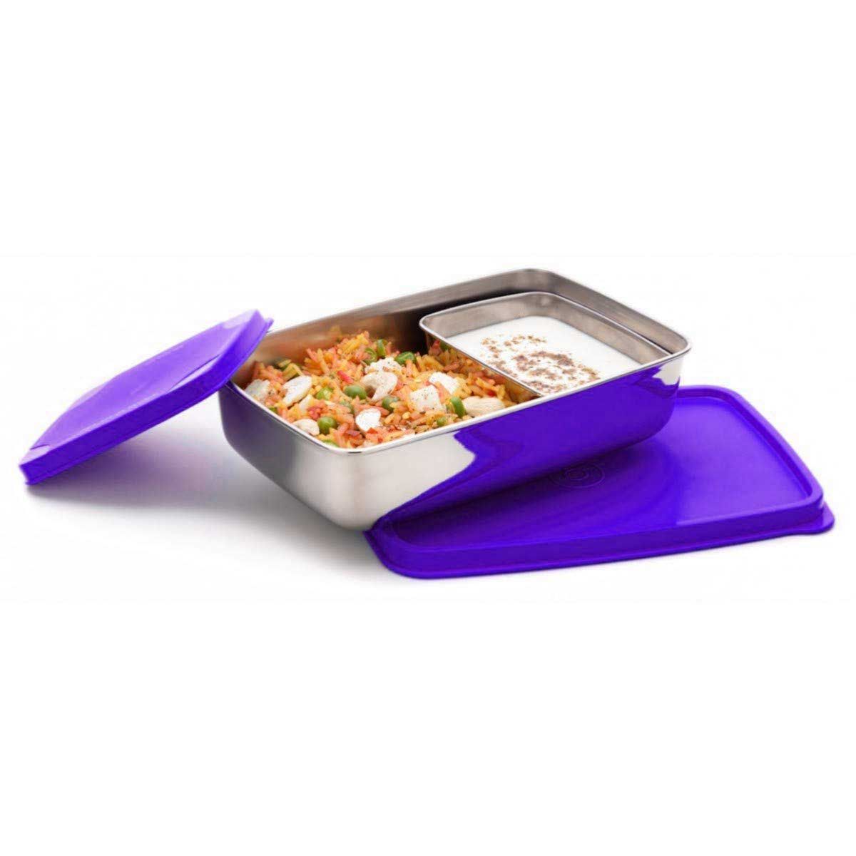 Signoraware Compact Steel Stainless Steel Lunch Box