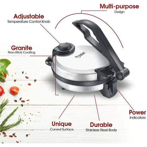 Prestige PRM 5.0 Roti Maker With Power Indicator, 900W