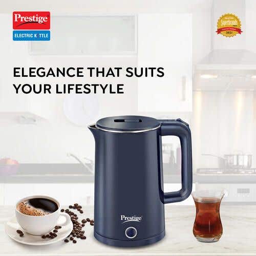 Prestige PKCB 1.7 Blue Electric Kettle, 1.7 Litres