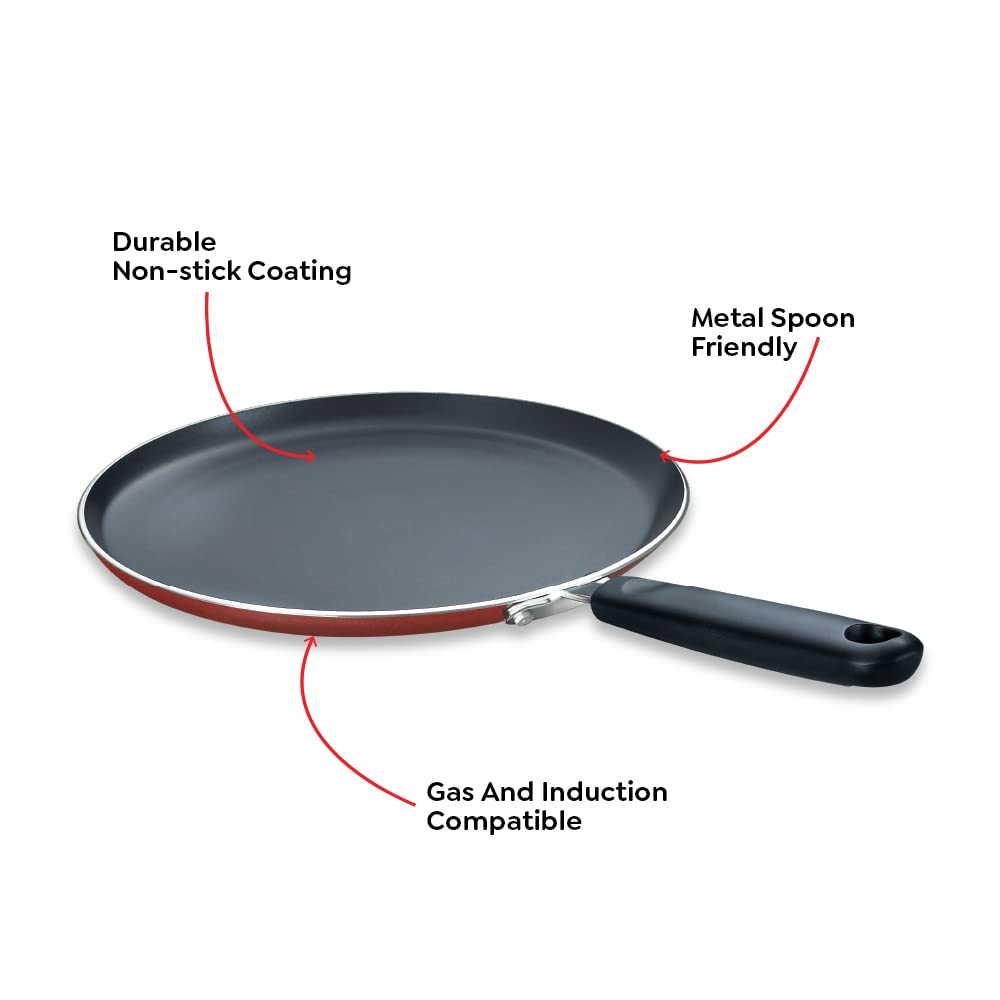 Prestige Omega Deluxe Aluminium Induction Base Non-Stick Omni Tawa