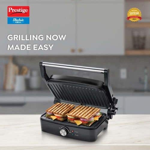 Prestige PEG 4.0 Electric Grill Sandwich Toaster, 2000W