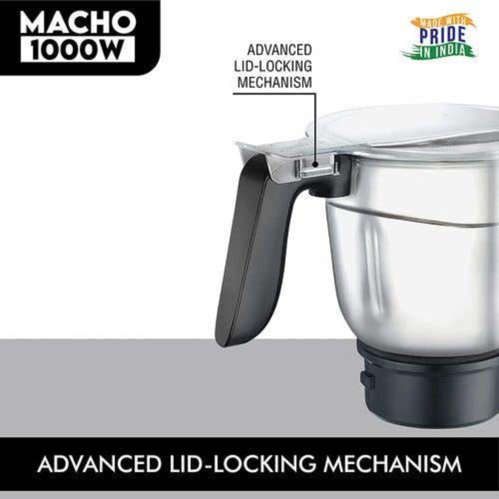 Prestige Macho Mixer Grinder, 1000W, 4 Jars