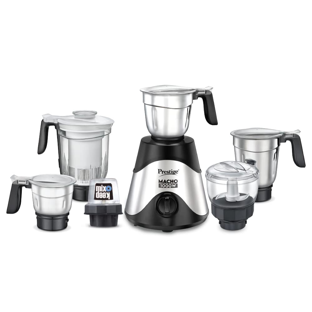 Prestige Macho Mixer Grinder, 1000W, 6 Jars