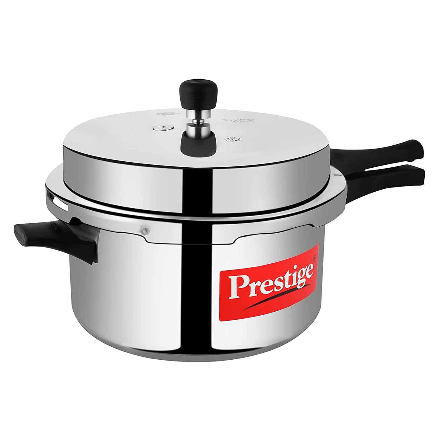 Prestige Popular Aluminium Non-Induction Base Outer Lid Pressure Cooker, 7.5 Litres