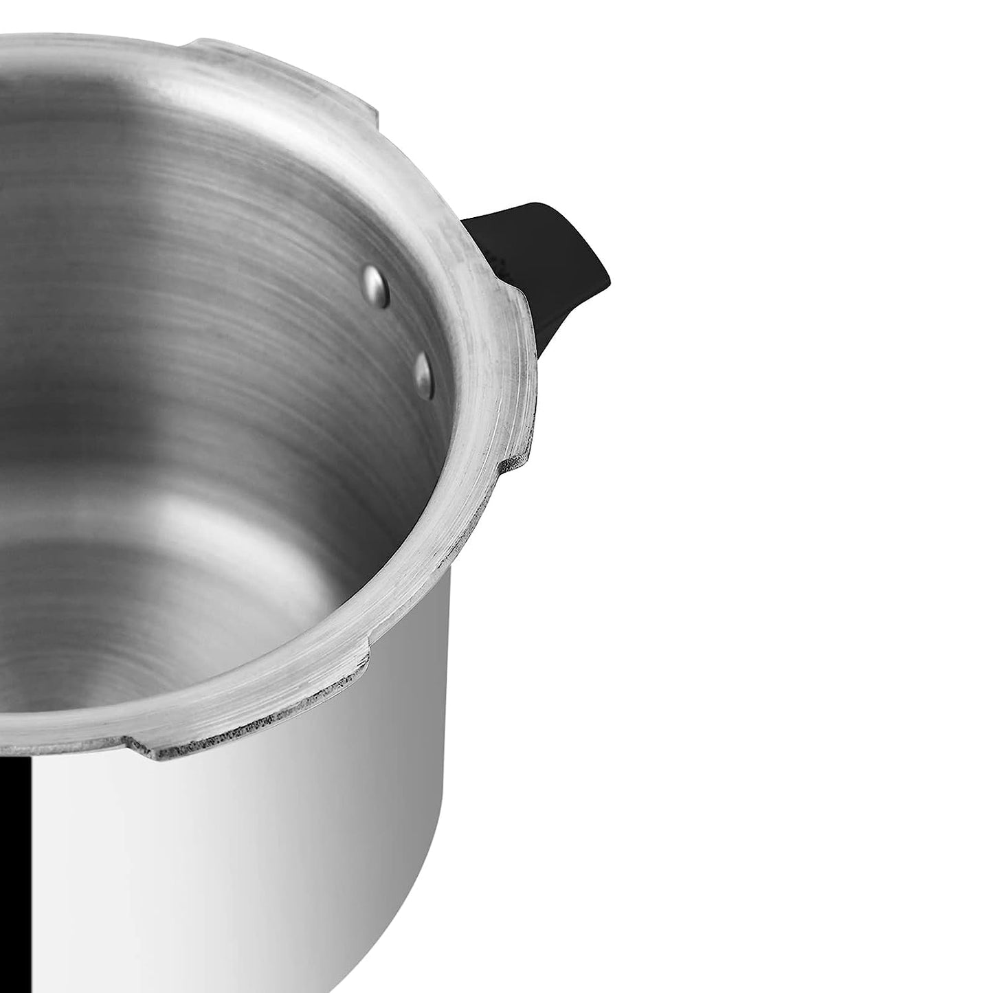Prestige Popular Aluminium Non-Induction Base Outer Lid Pressure Cooker, 10 Litres