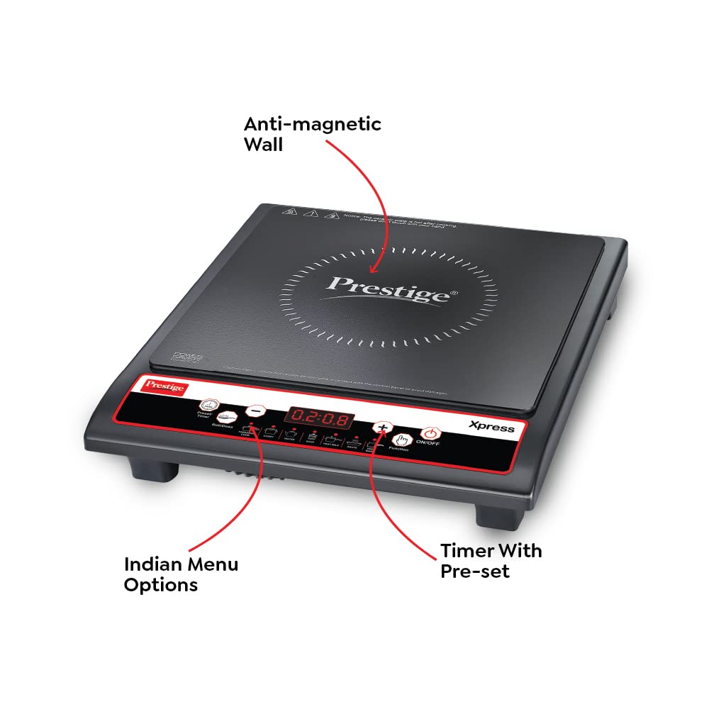 Prestige Xpress Ceramic Panel Induction Cooktop, 1200W