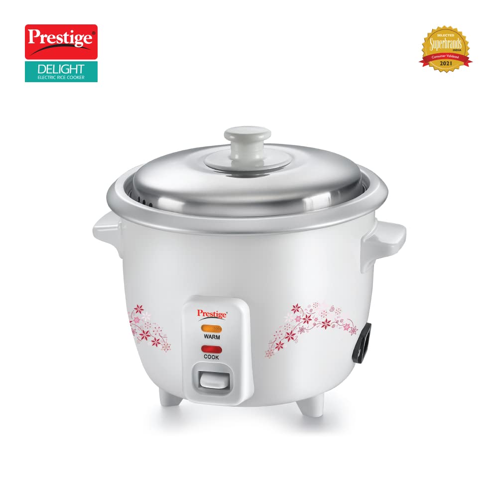 Prestige Delight PRWO 1.5 Electric Rice Cooker, 1.5 Litres