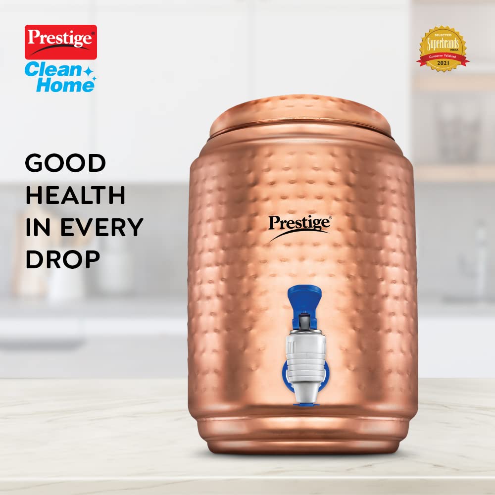 Prestige Tattva Copper Water Dispenser, 4.5 Litres
