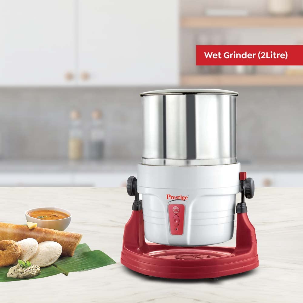 Prestige PWG 01 Table Top Tilting Wet Grinder, 2 Litres
