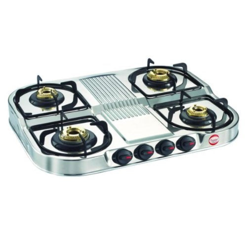 Prestige Royale DGS 04 Stainless Steel Gas Stove, 4 Burner