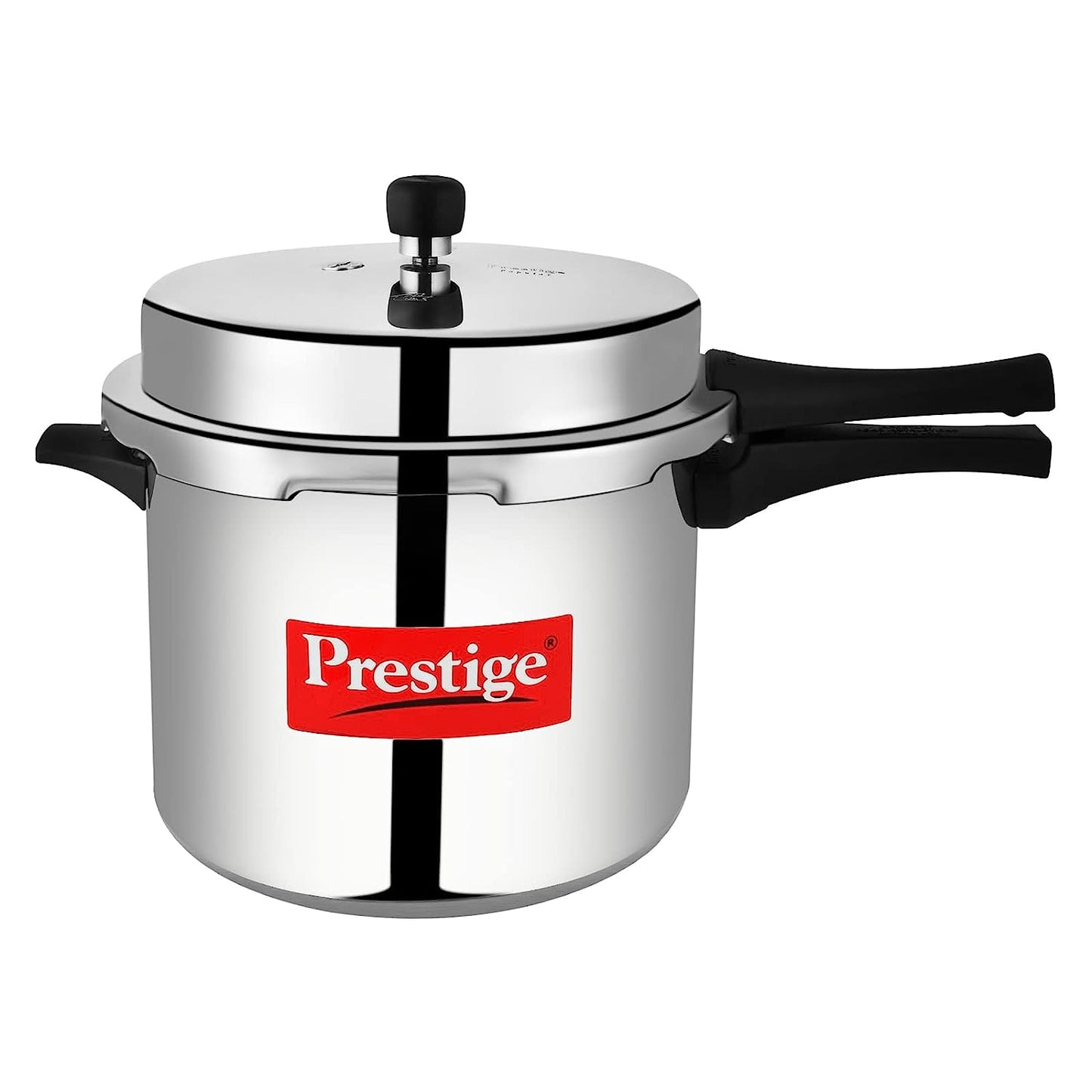 Prestige Popular Aluminium Non-Induction Base Outer Lid Pressure Cooker, 10 Litres