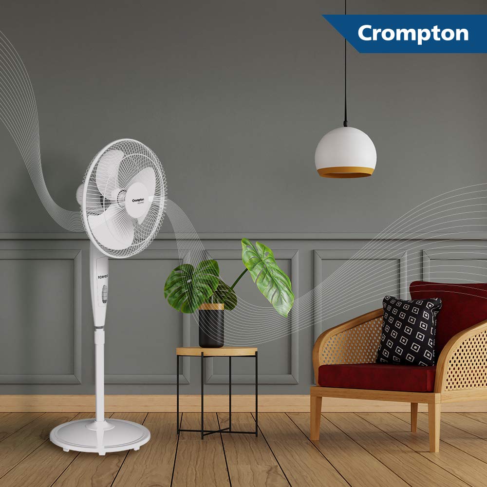 Crompton High Speed HS Torpedo Pedestal Fan, 400MM