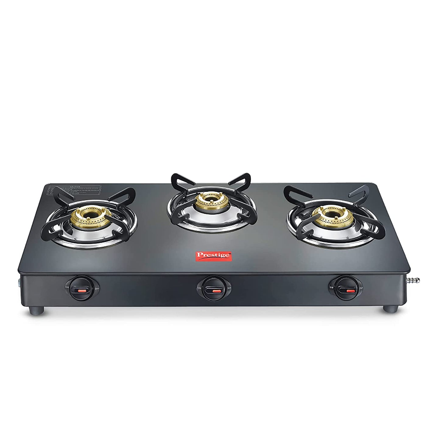 Prestige Magic Plus GTMP 03 Toughened Glass Top Gas Stove, 3 Burners