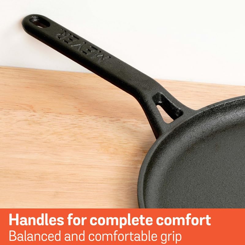 Meyer Pre-Seasoned Cast Iron Roti/Chapati Tawa, 26CM
