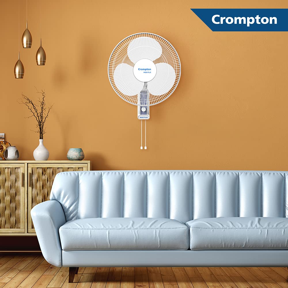 Crompton Surebreeze Hiflo Wave Plus Wall Mount Fan, 400MM