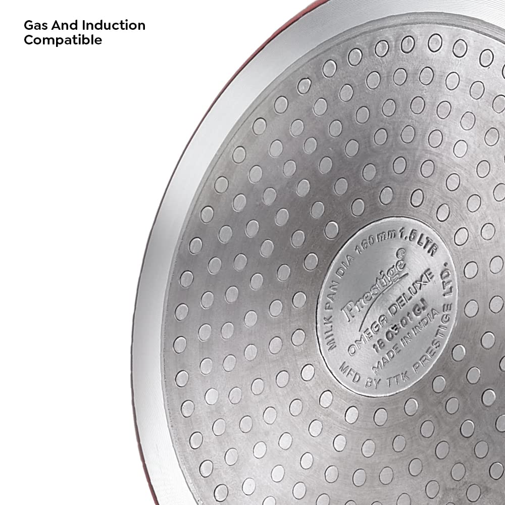Prestige Omega Deluxe Aluminium Induction Base Non-stick Concave Tawa