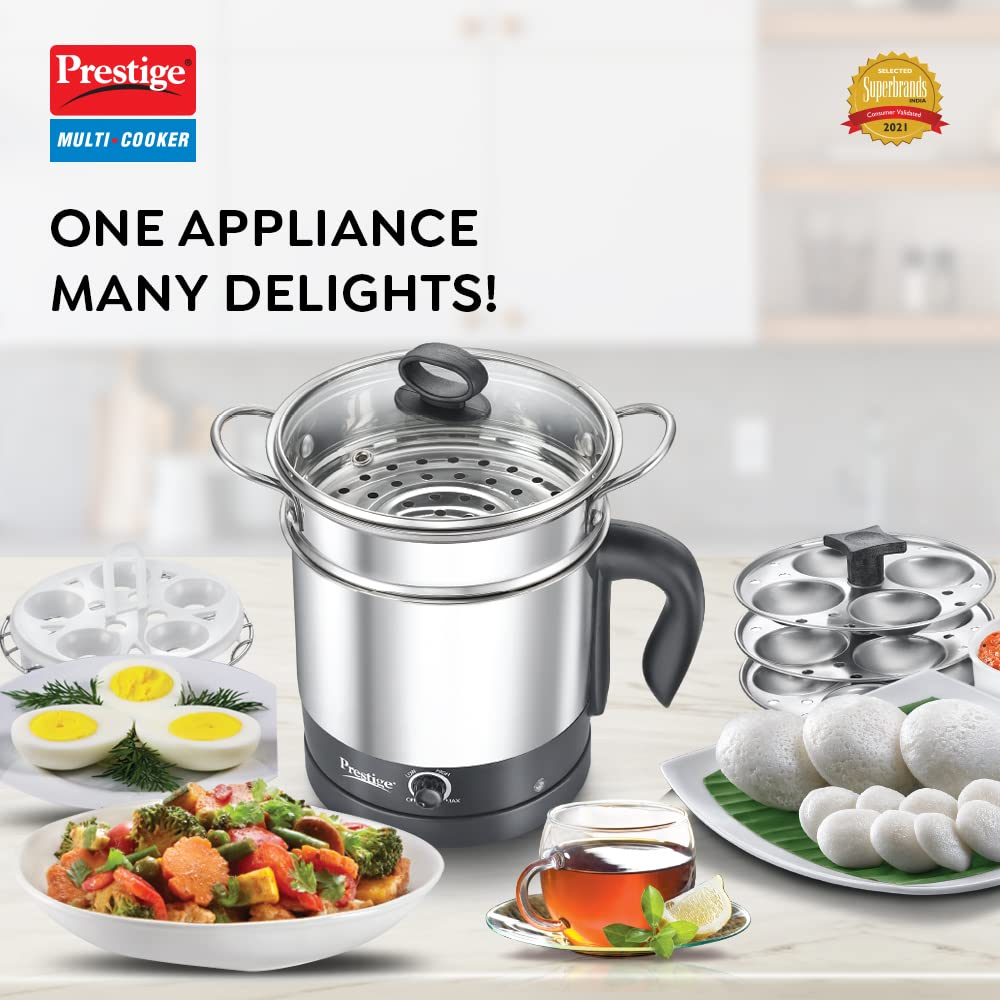 Prestige PMC 3.0 Plus Electric Multi Cooker Kettle, 1.5 Litres