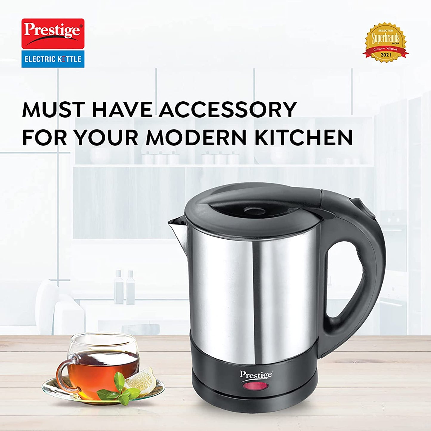 Prestige PKSS 1.0 Electric Kettle, 1 Litre
