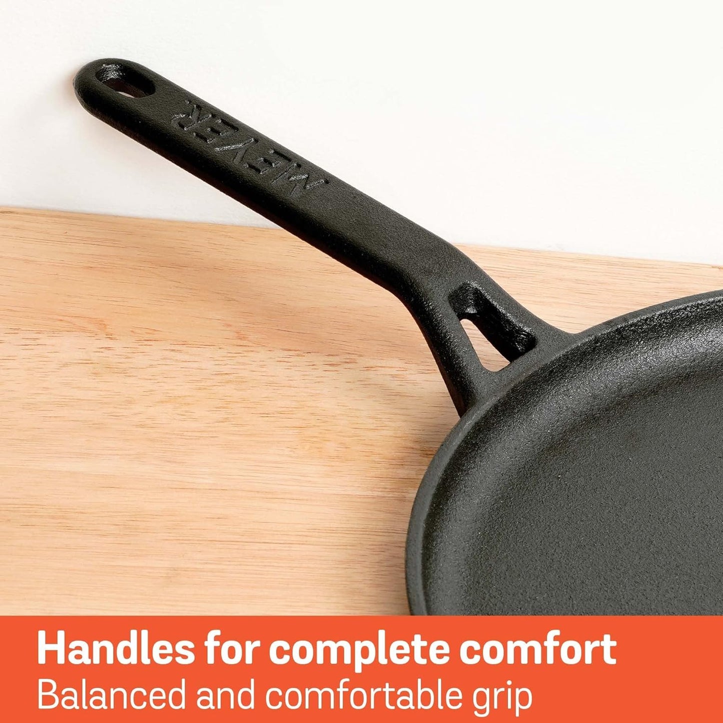 Meyer Pre-Seasoned Cast Iron Flat Dosa Tawa