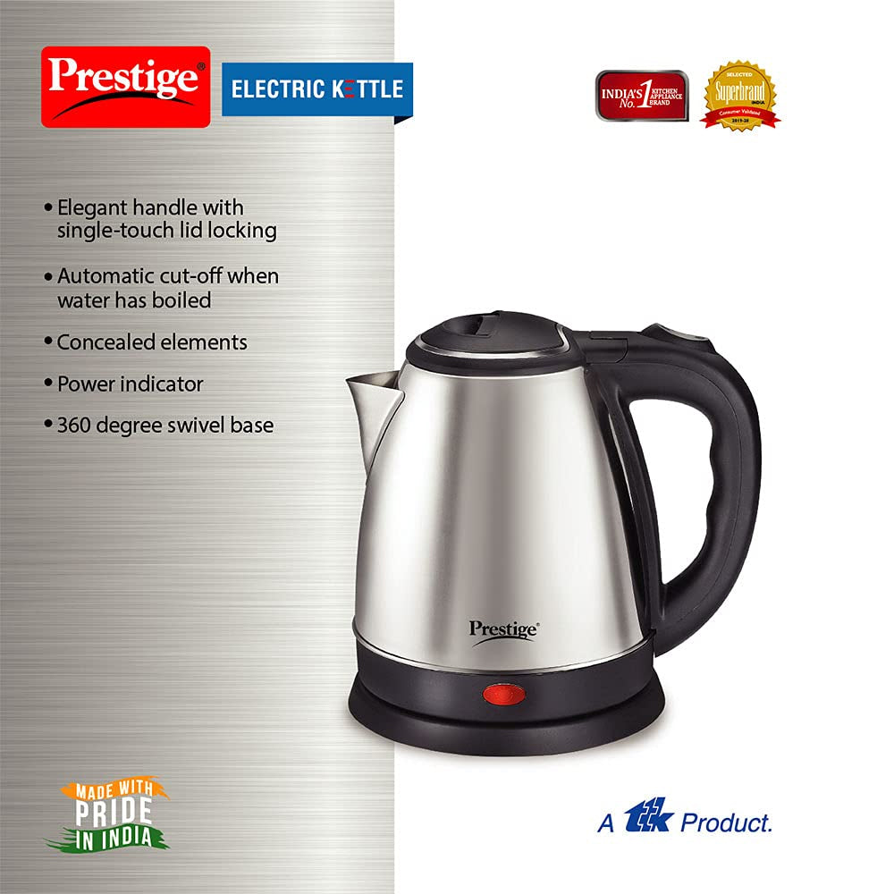 Prestige PKOSS 1.8 Electric Kettle, 1.8 Litres
