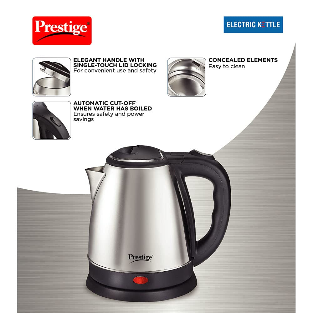 Prestige PKOSS 1.8 Electric Kettle, 1.8 Litres