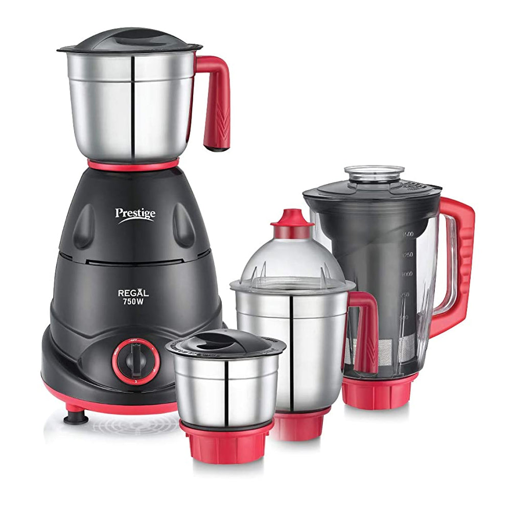 Prestige Regal Mixer Grinder, 750W, 4 Jar