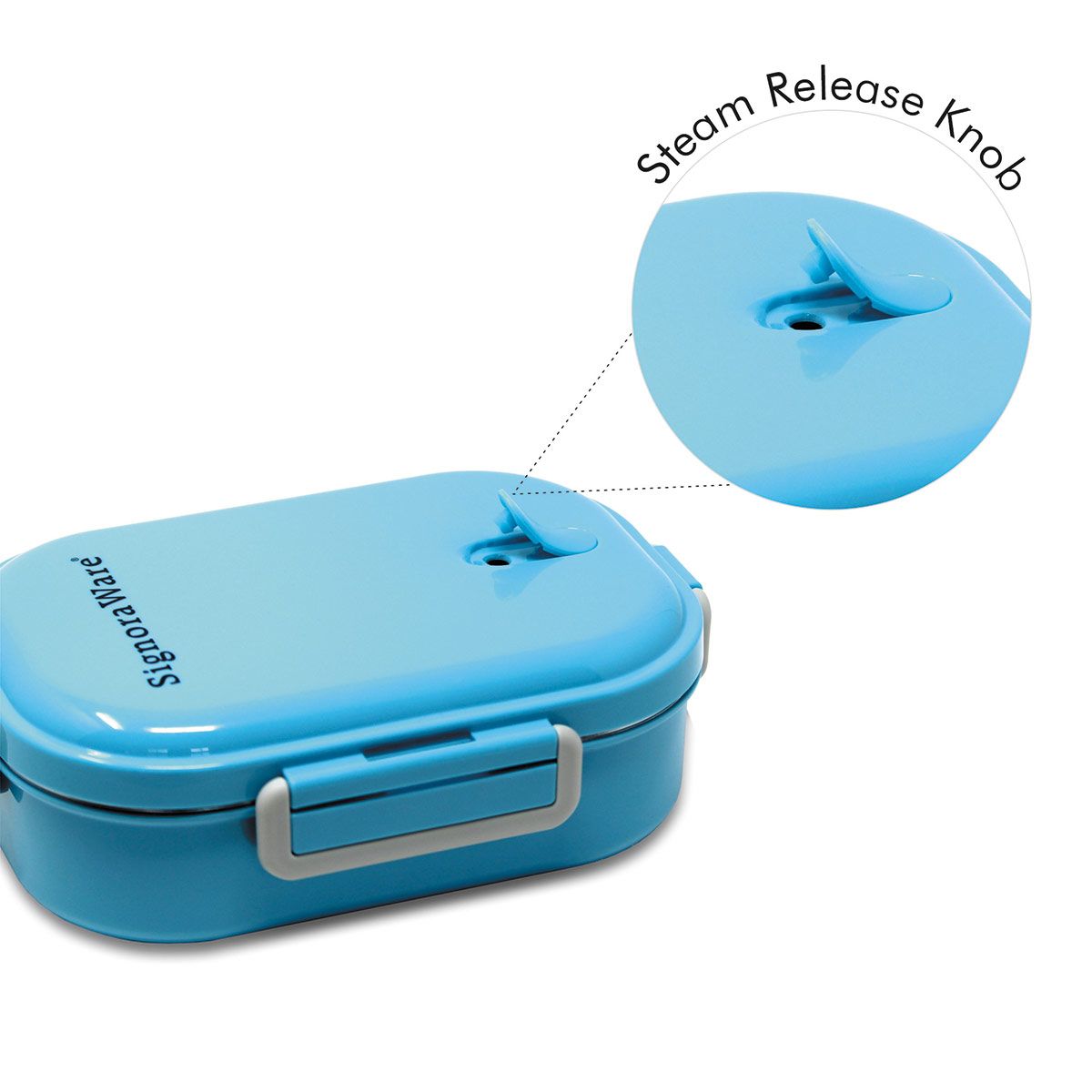 Signoraware Duo Star Steel Stainless Steel Inner Lunch Box