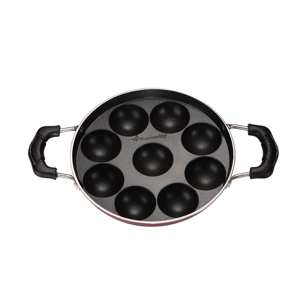 Butterfly Kroma Aluminium Non-Stick Paniyarakal, 9K