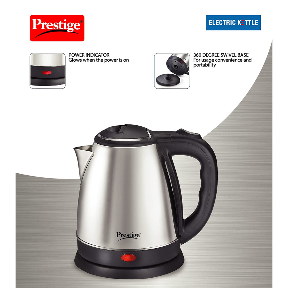 Prestige PKOSS 1.5 Electric Kettle, 1.5 Litres