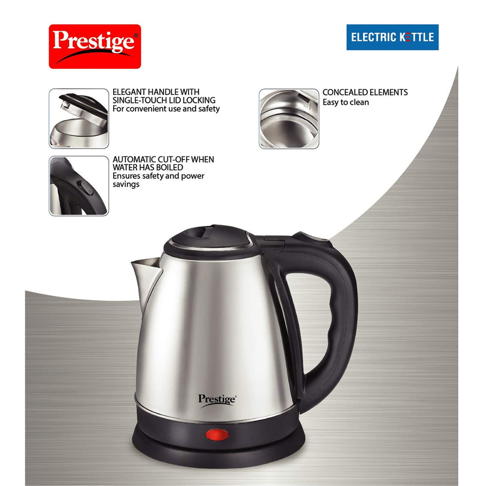 Prestige PKOSS 1.5 Electric Kettle, 1.5 Litres