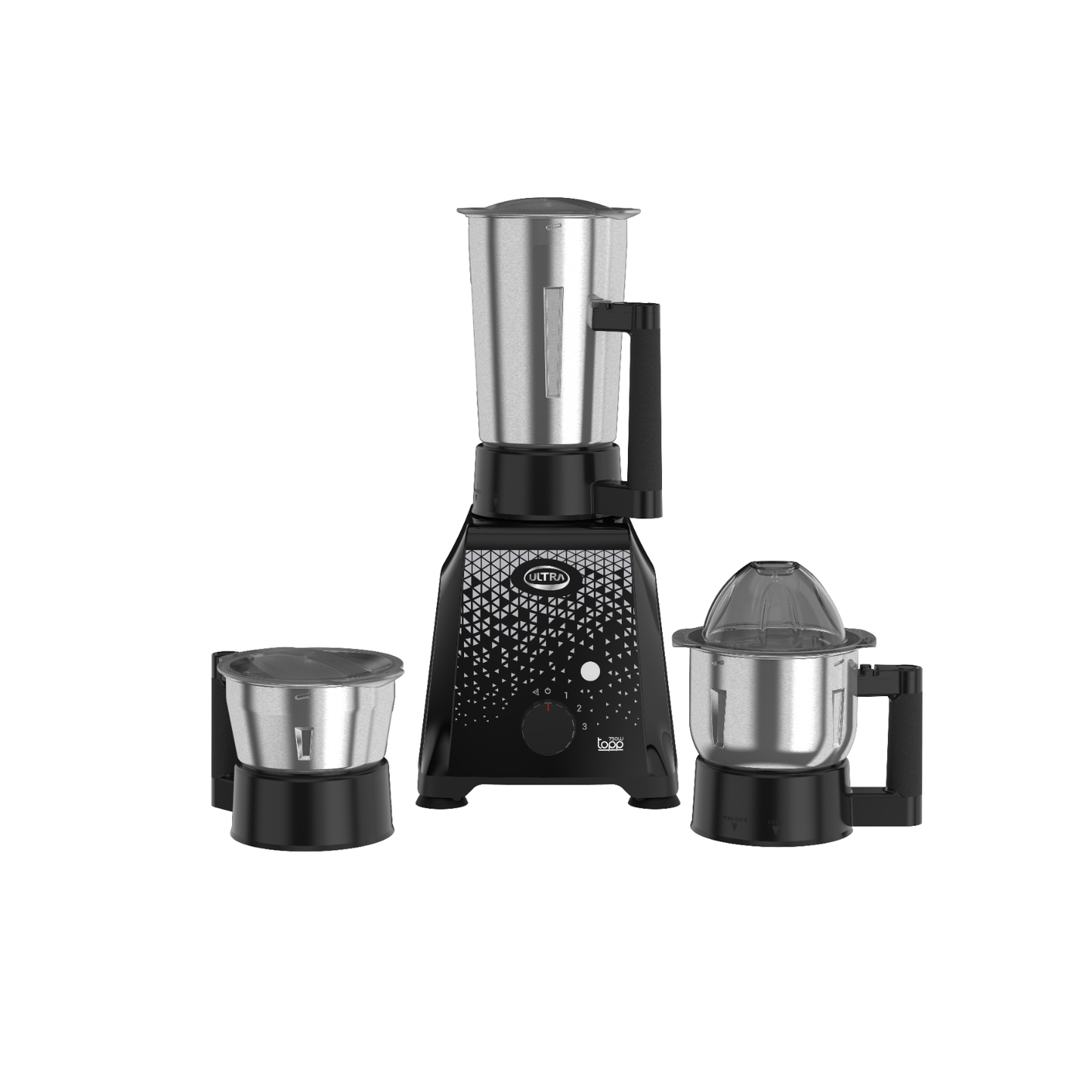 Ultra Topp Mixer Grinder, 750W, 3 Jar