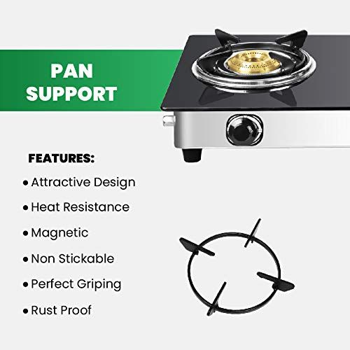 Greenchef Popular Toughened Glass Top Gas Stove, 2 Burner