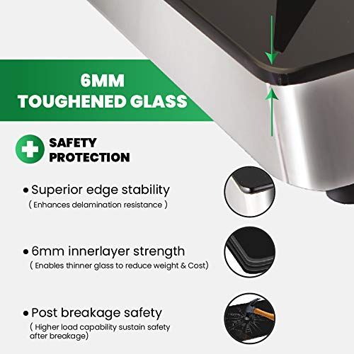 Greenchef Popular Toughened Glass Top Gas Stove, 2 Burner