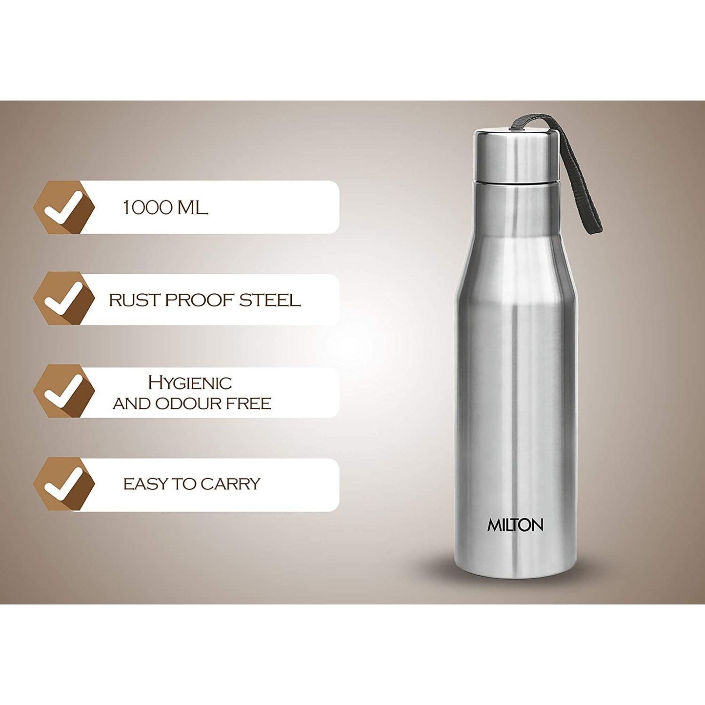 Milton Super Unisteel Stainless Steel Water Bottle