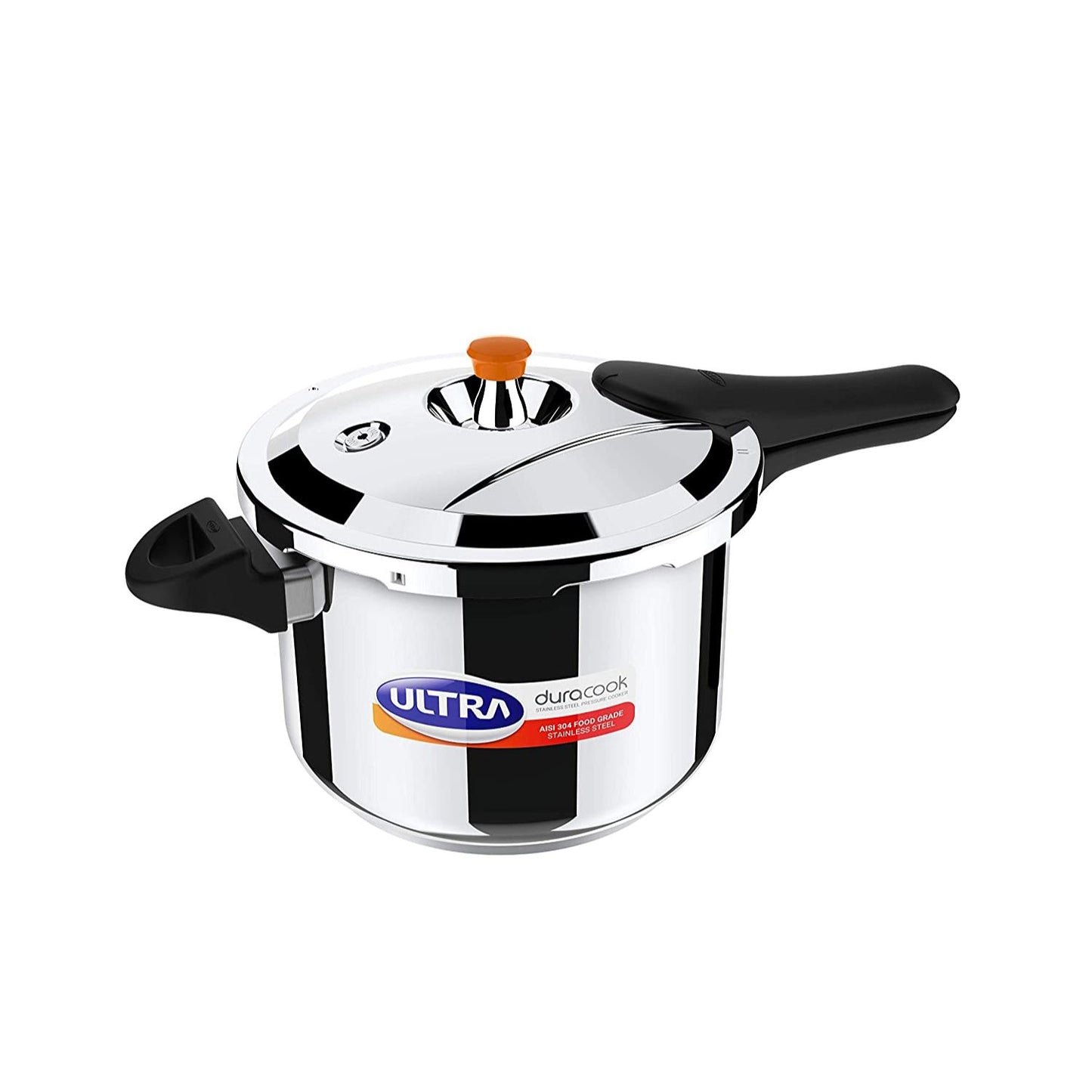 Ultra Duracook Stainless Steel Induction Base Outer Lid Pressure Cooker, 6.5 Litre