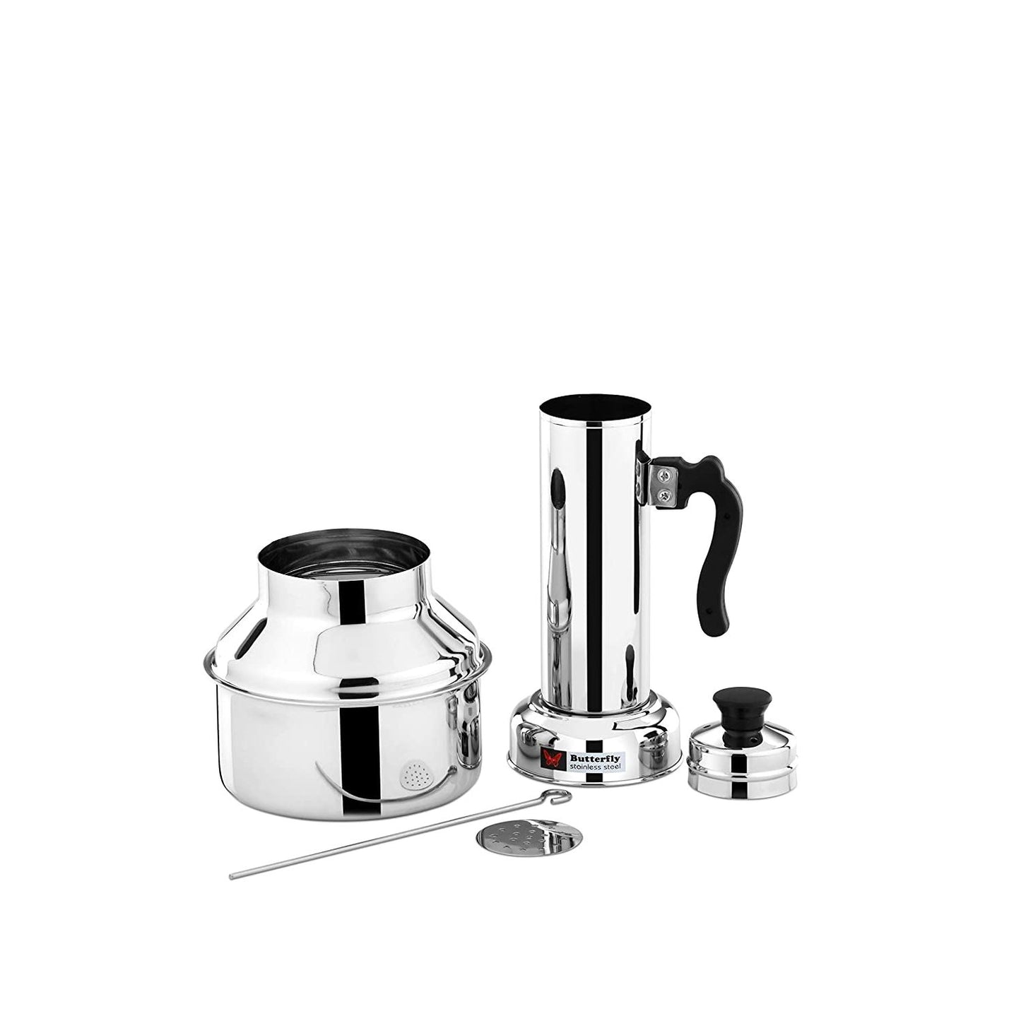 LLM Stainless Steel Puttu Kudam