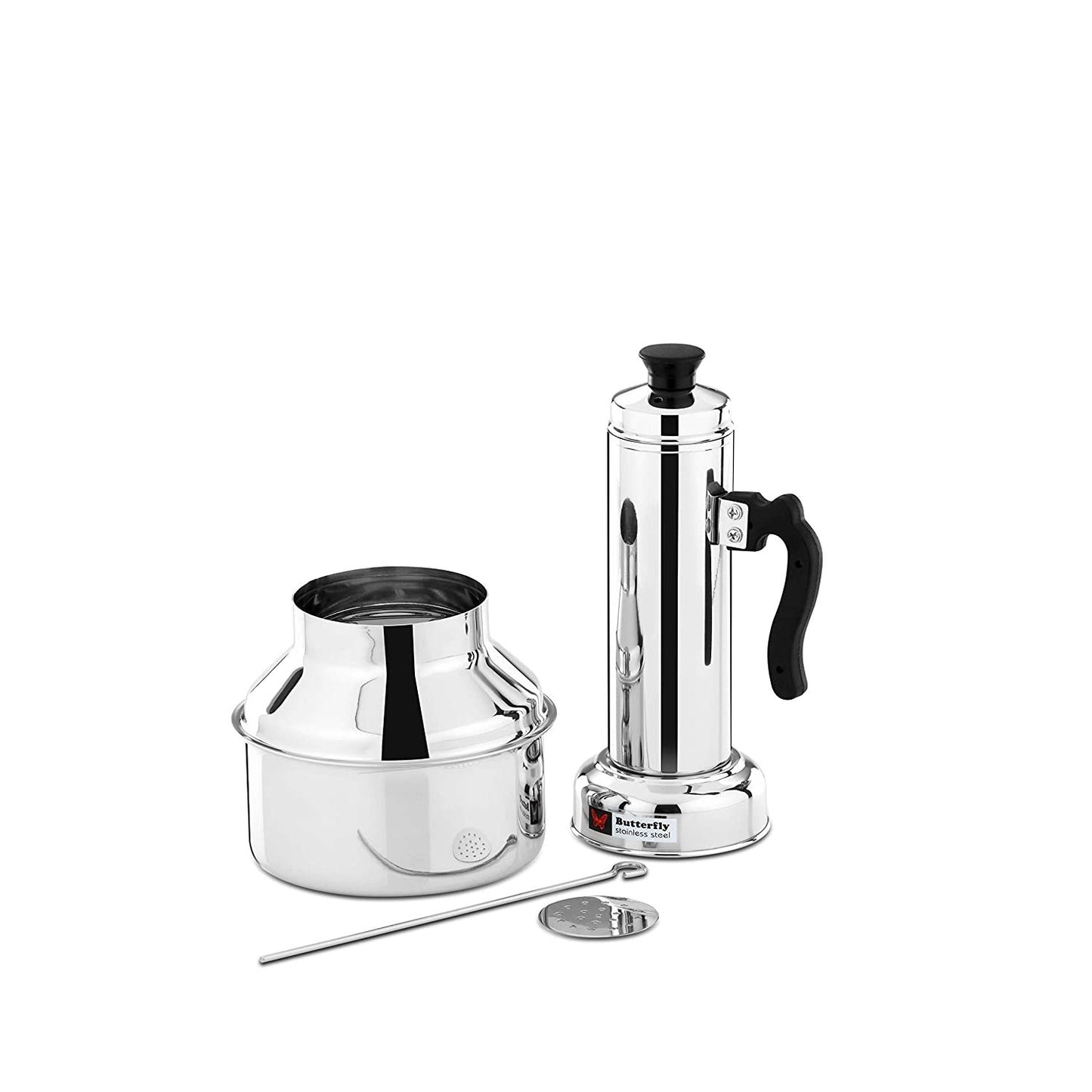 LLM Stainless Steel Puttu Kudam