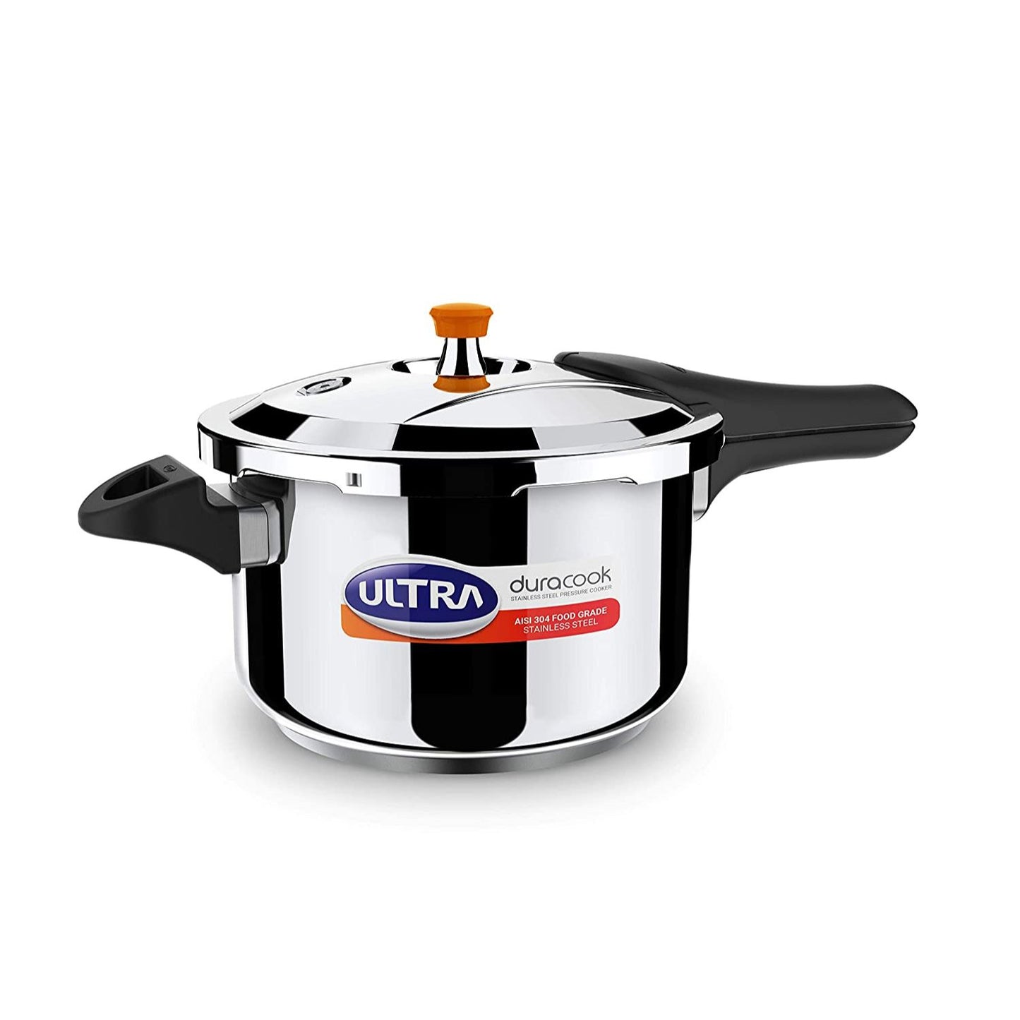 Ultra Duracook Stainless Steel Induction Base Outer Lid Pressure Cooker, 5.5 Litre