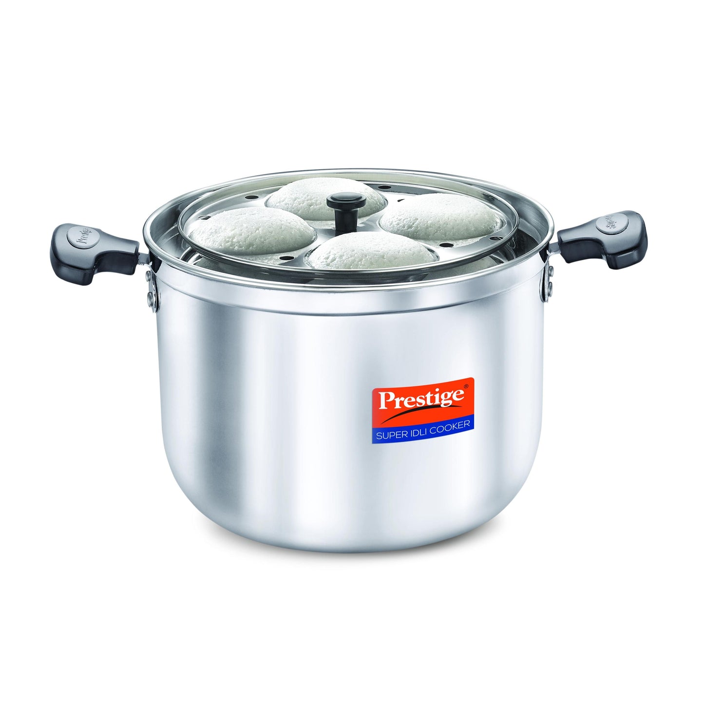 Prestige Super Stainless Steel Idly Cooker, 4 Plate
