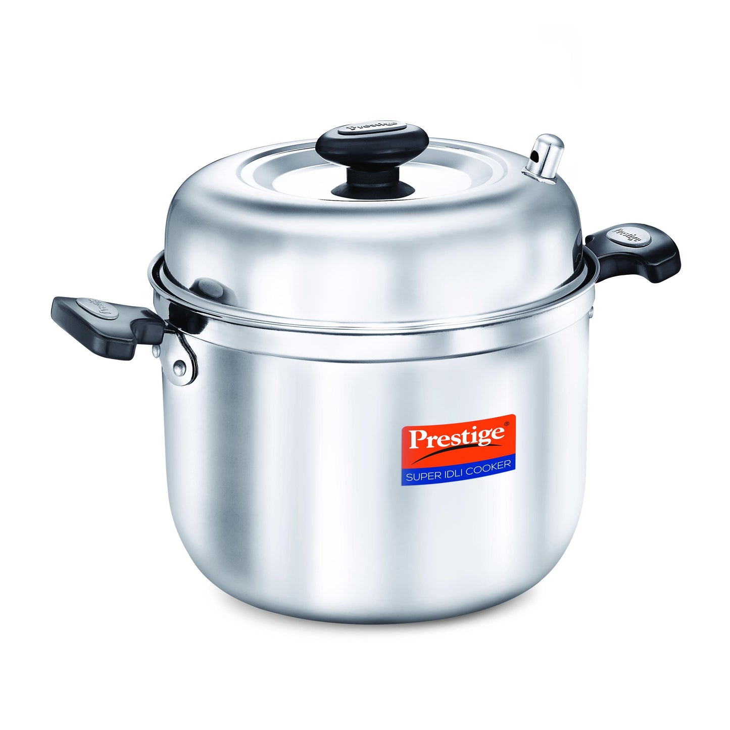 Prestige Super Stainless Steel Idly Cooker, 4 Plate