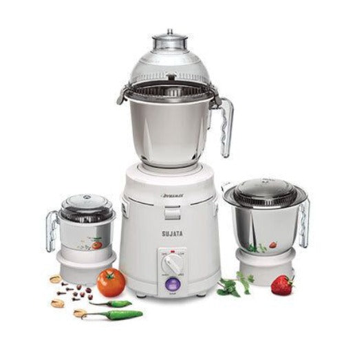 Sujata Dynamix Mixer Grinder, 900W, 3 Jar