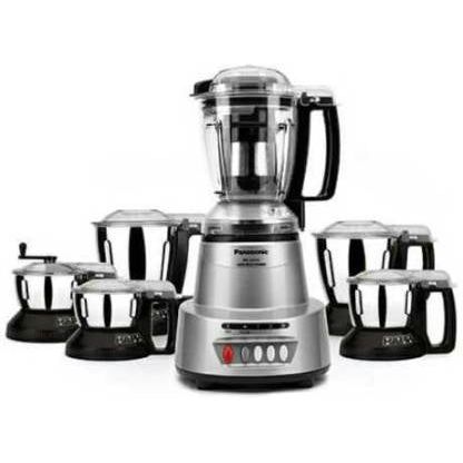 Panasonic MX-AV625ES Earthy Silver Mixer Grinder, 600W, 6 Jar