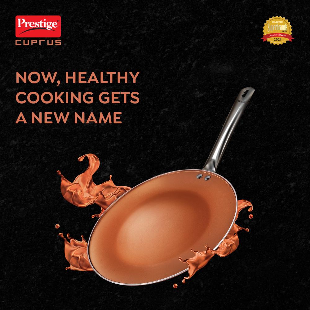 Prestige Cuprus Aluminium Induction Base Non-Stick Tawa