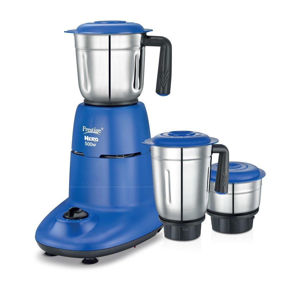 Prestige Hero Mixer Grinder, 500W, 3 Jars